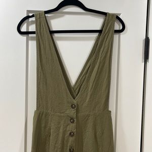 Olive green jumpsuit